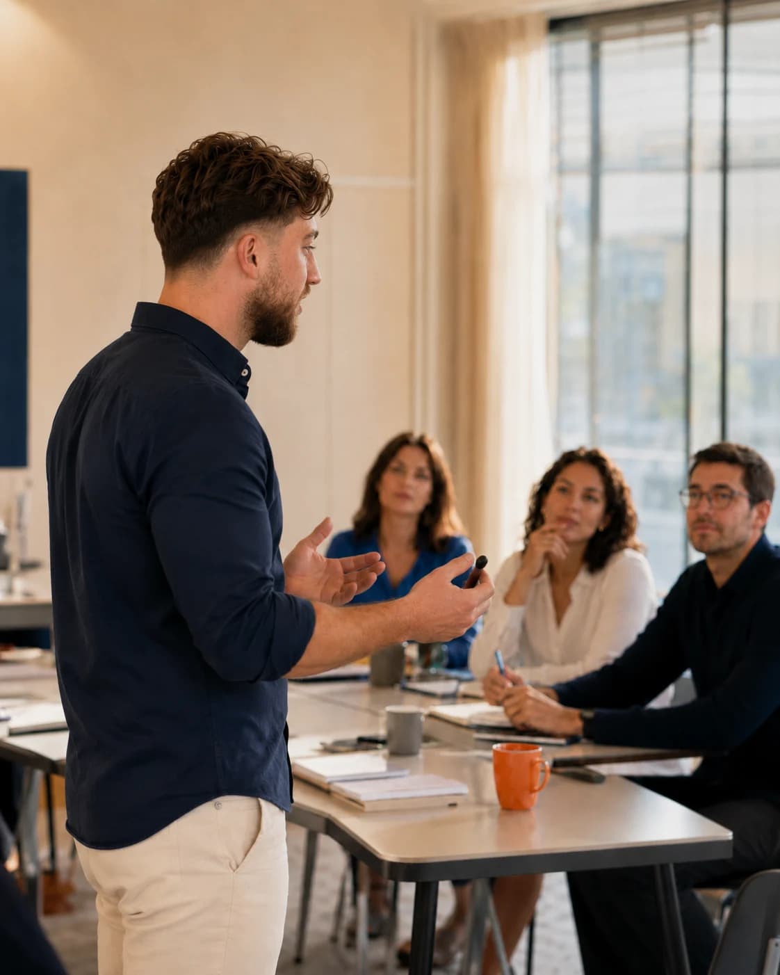 Une session de formation IA Alohria animée auprès d’une équipe
